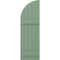 Ekena Millwork Americraft 5-Board (2 Batten) Wood Joined Board-n-Batten Shutters w/ Arch Top, ARW101BQ518X77TGH, PR ARW101BQ518X77TGH - alternate 6